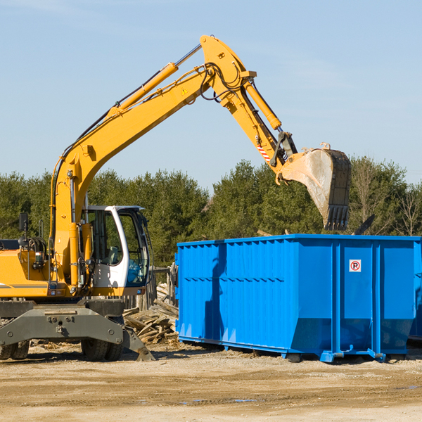 what are the rental fees for a residential dumpster in Camden